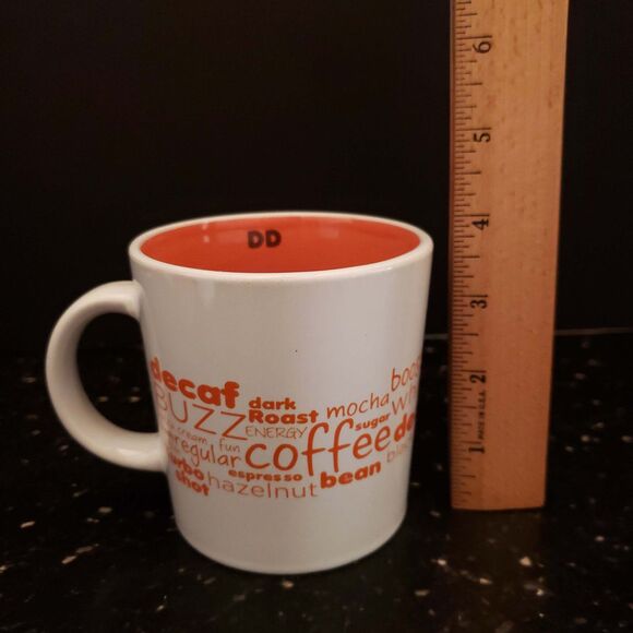 Dunkin Donuts Coffee Mug 2011 Buzz Words Advertisement Cup - Picture 9 of 10
